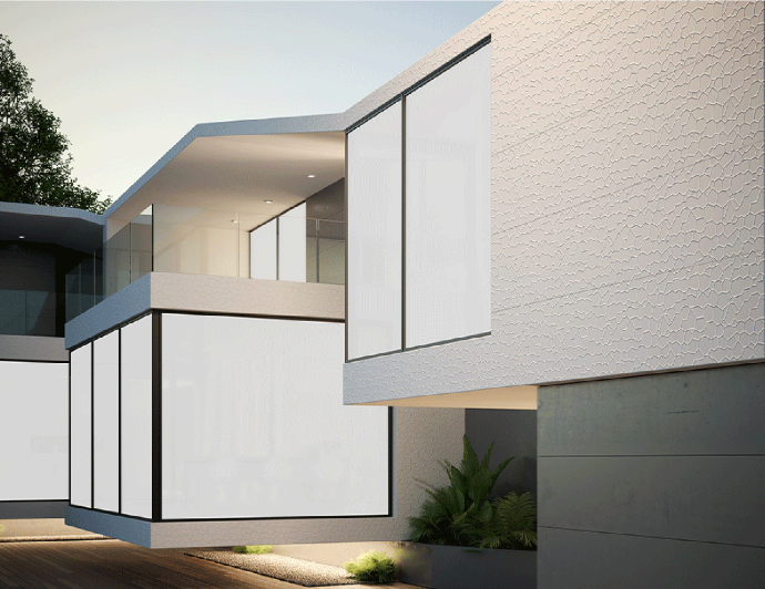 Farben &amp; Transparenz Unsere Systeme bieten unterschiedliche Transparenz- und Farboptionen, je nach Anwendung und gewünschtem Effekt: 83% Transparenz → stärkerer Kontrast, mehr Sichtschutz 87% Transparenz → ausgewogene Lösung (Standard) 92% Transparenz → maximale Durchsicht, sehr leichtes Erscheinungsbild Diese Werte beeinflussen sowohl die Sichtbarkeit der Inhalte als auch die Lichtdurchlässigkeit im Raum. Farboptionen Neutral / Klar (Standard) Leicht getönt Individuelle Anpassungen je nach Projekt Kombination mit Folierungen oder Branding möglich Betriebsmodi Normal Mode Klare Darstellung von Inhalten Optimale Sichtbarkeit bei Tageslicht Reverse Mode Anzeige wird gespiegelt oder invertiert Ideal für spezielle Glasanwendungen oder Rückprojektion Warrior Series Die Warrior-Serie steht für: Höhere Robustheit Bessere Outdoor-Tauglichkeit Stabile Performance bei anspruchsvollen Bedingungen